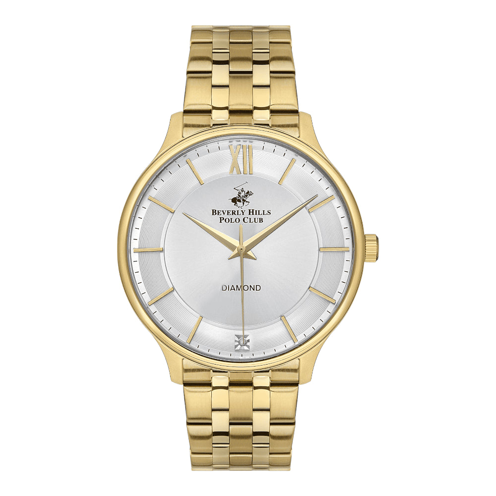 BEVERLY HILLS POLO CLUB Men’s White Dial Watch – BP3307X.150
