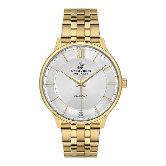 BEVERLY HILLS POLO CLUB Men’s White Dial Watch – BP3307X.150