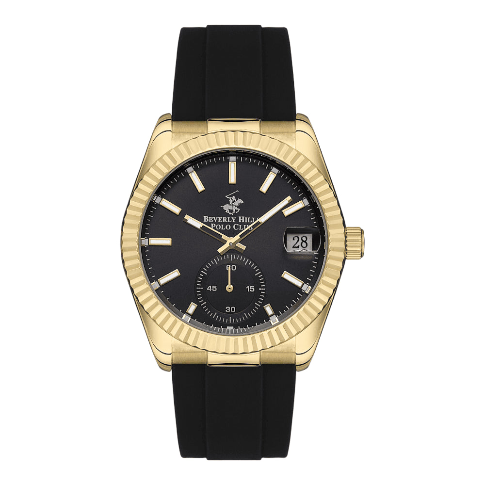 BEVERLY HILLS POLO CLUB Men’s Analog Black Dial Watch – BP3325X.151