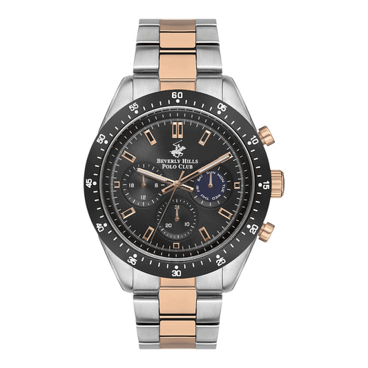 BEVERLY HILLS POLO CLUB Men’s Multi Function Gun Dial Watch – BP3358X.560