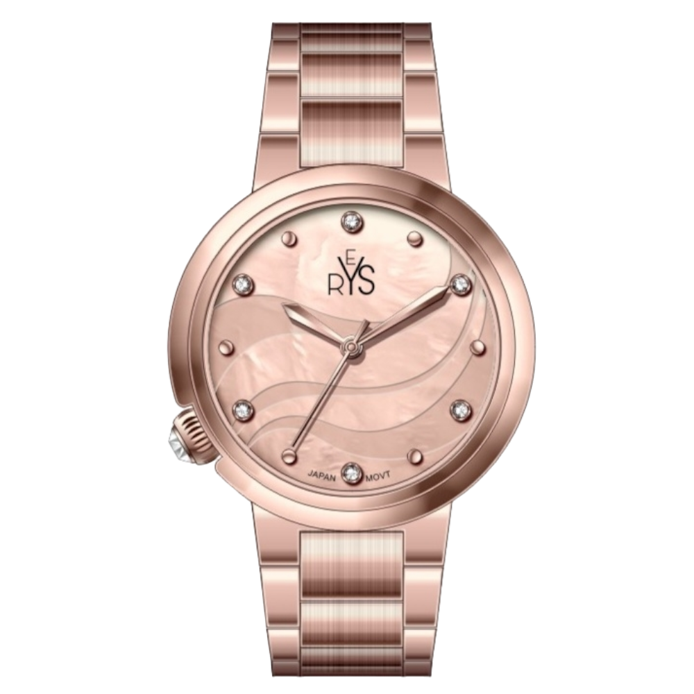 REYS WATCH WATCH-WOMEN-STAINLESS STEEL-ROSE GOLD R2021-RR