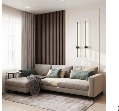 Modern L-shaped sofa set