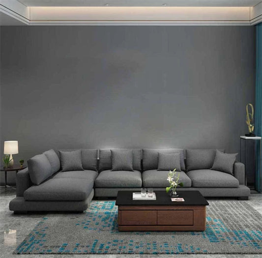 Modern u-shaped sofa set