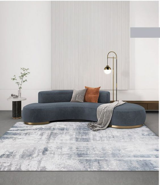 Modern L-shaped sofa set