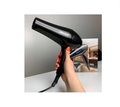 Sokany SK-2200 Professional Hair Dryer - 2200W Black