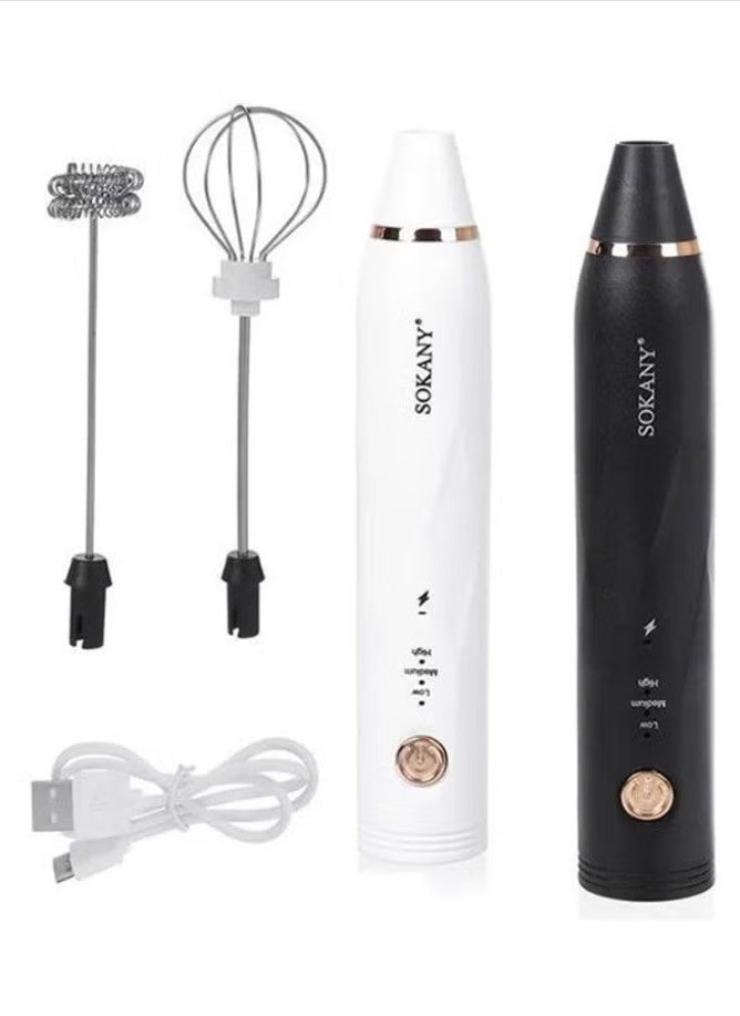 Sokany USB Hand Stick Mixer - Egg Beater 30 W Sk-201A Multicolor