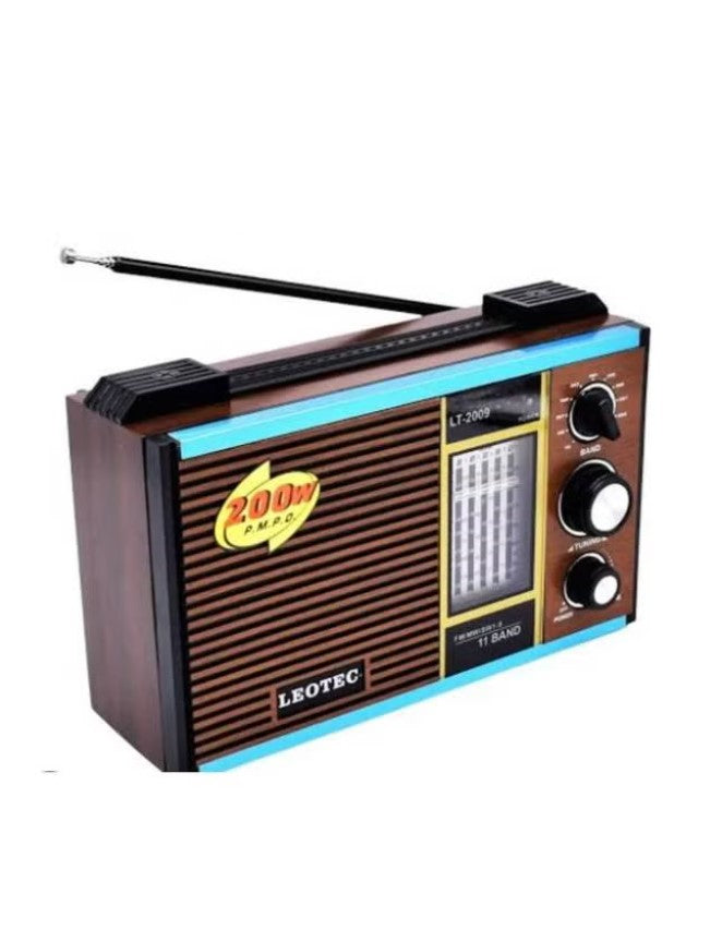 Leotec Radio Classic Wood Shape LT.2009 Woody Brown