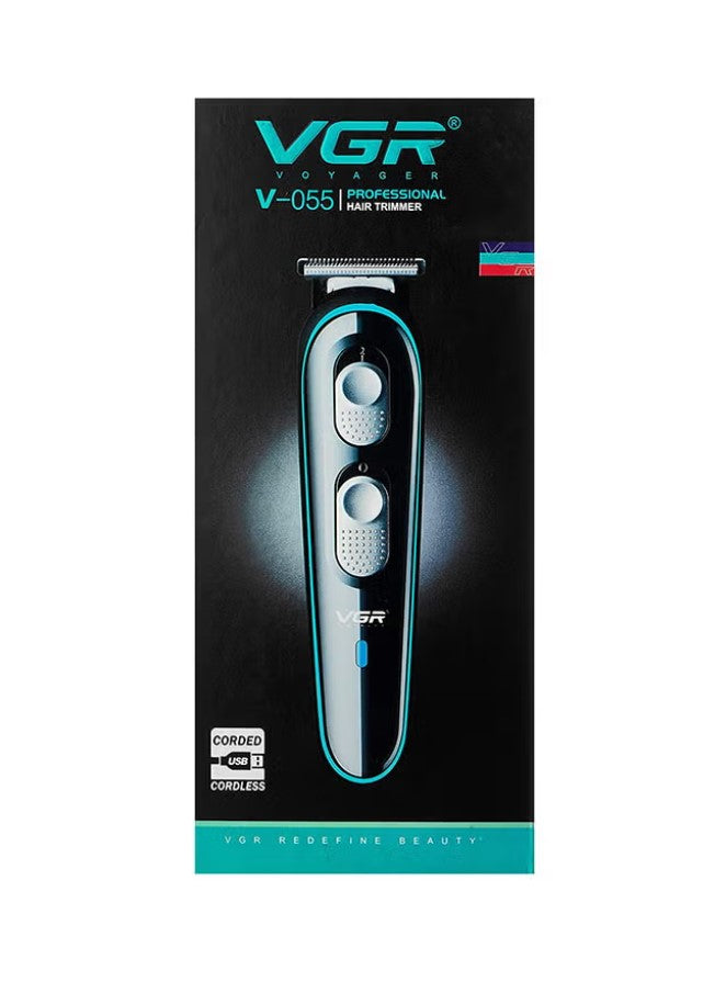 VGR Navigator V-055 USB Charging Men Hair Trimmer Black/Blue