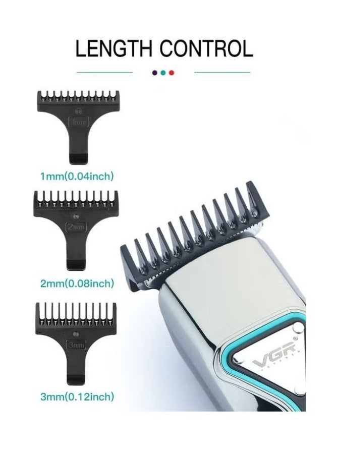 VGR V-008 Professional Electric Cordless Hair Trimmer Multicolour 700grams