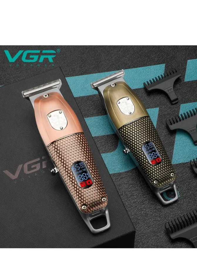 VGR V-976 New Design Metal Beard Trimmer Professional Cordless Hair Trimmer Multicolor