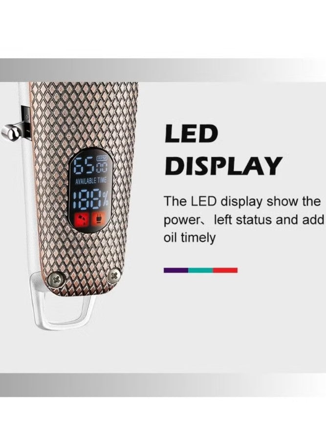 VGR V-976 New Design Metal Beard Trimmer Professional Cordless Hair Trimmer Multicolor