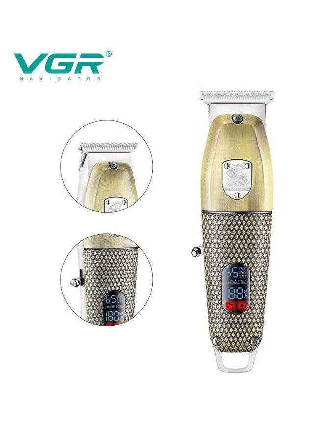 VGR V-976 New Design Metal Beard Trimmer Professional Cordless Hair Trimmer Multicolor