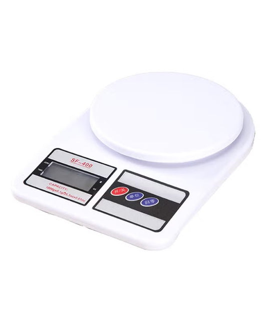 Generic Digital Kitchen Scale With LCD Display White 10kg