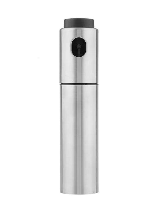 Generic Stainless Steel Pump Oil Sprayer Silver 17.8 x 4cm