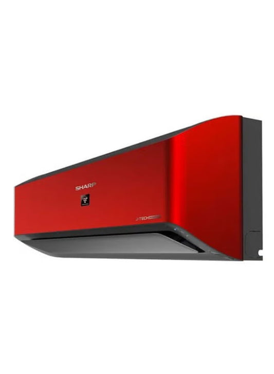SHARP Split Air Conditioner 1.5 HP Cool - Heat Inverter-Plasmacluster, cover 12 Meters 12240 W AE-X12YHE Red
