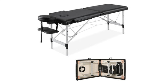 Portable Massage Bed Lash Bed Facial Table SPA Beds Height Adjustable Salon Tattoo Esthetician Bed with Carrying Bag & Accessories for Shop & Home