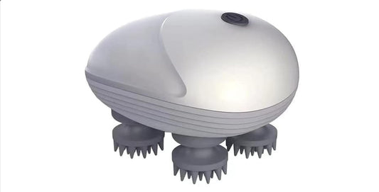 Electric Scalp Massager, Portable Waterproof Scalp Massager For Hair Growth, Stress Relief, Deep Cleaning, Full Body Massage With 4 Heads