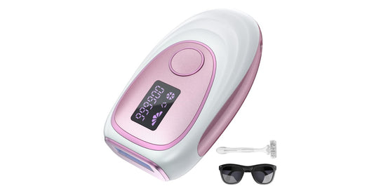 IPL Hair Removal System,999,000 Flashes,Ice Cooling Function,Permanent & Painless Laser Hair Remover,5 Energy,Manual & Auto Modes for Men and Women, Body, Face, Bikini Zone