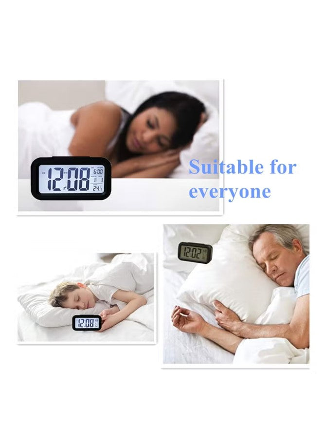 Generic Digital Alarm Clock Black/White