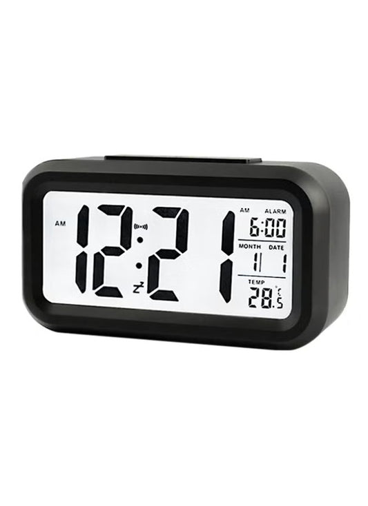 Generic Digital Alarm Clock Black/White