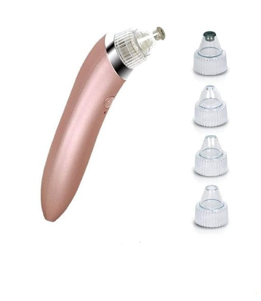 Generic USB Rechargeable Blackhead Remover Vacuum Tool Pink/Silver