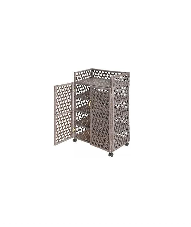 ‎Ratan Shoe Rack 5 Degrees, Beige 95*65*35‎