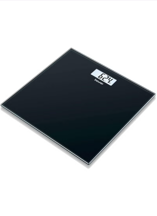Beurer GS10 Digital Glass Scale Maximum Weight 180 Kg - Black
