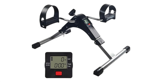 Folding Floor pedal exercise bike, floor bike pedal exerciser for seniors? foldable mini exercise bike for leg and arm exercise, portable folding exercise bike, hawker exerciser