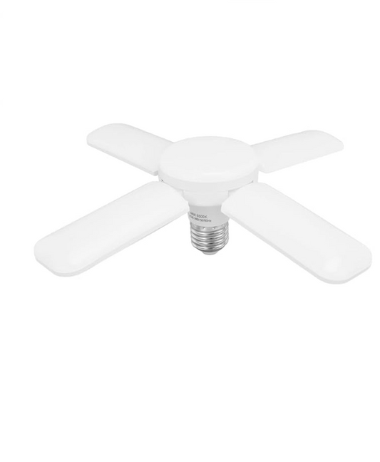 Garage Lights, Deformable LED Garage Ceiling Lights with 4 Adjustable Panels, LED Shop Lights for Garage, Basement, Barn, High Bay Light