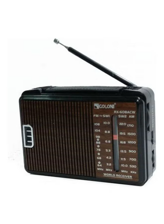 Golon Classic Mini Electric Radio RX-608ACW Black