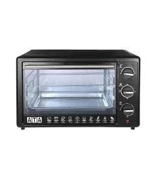 ATA Electric Oven With Grill, Lamp, Fan, 49 Liter- 2000 Watt - YX49A-RCL - Black