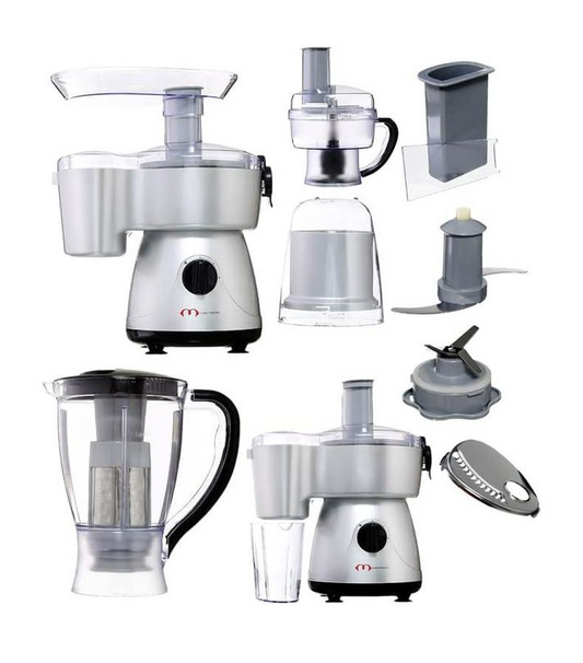Food Processor 7x1 With Safety Lock  - Silver - M-H770