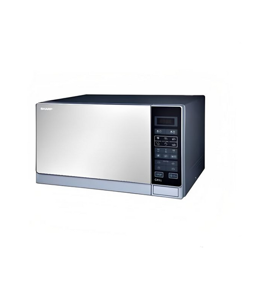 Sharp Digital Microwave Oven With Grill 25 Liter-900 Watt- Silver - R-75MT(S)