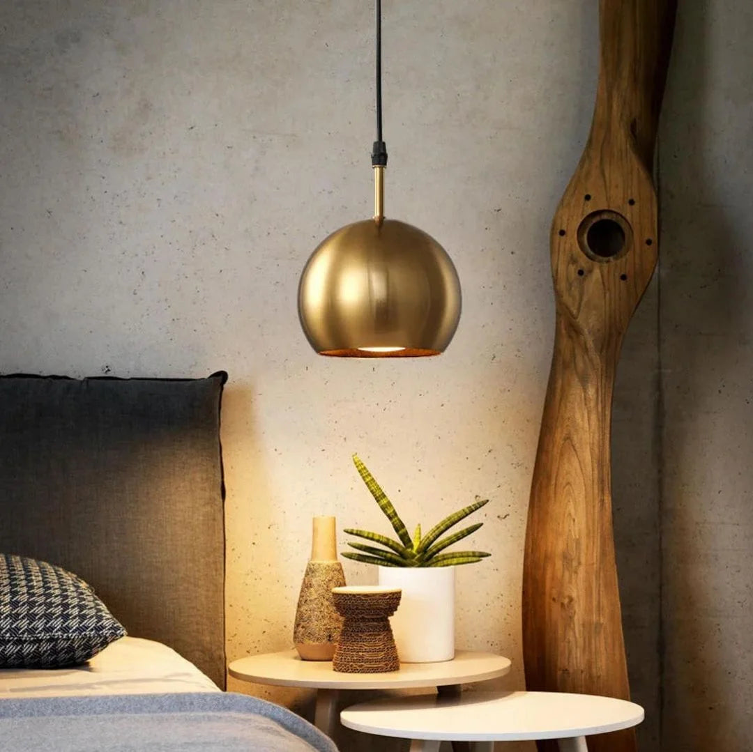 Round pendant - gold (code:518)