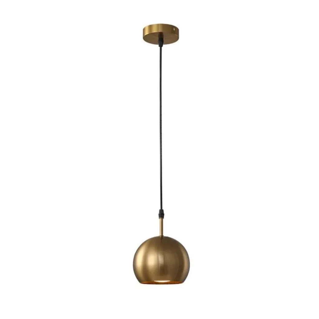 Round pendant - gold (code:518)