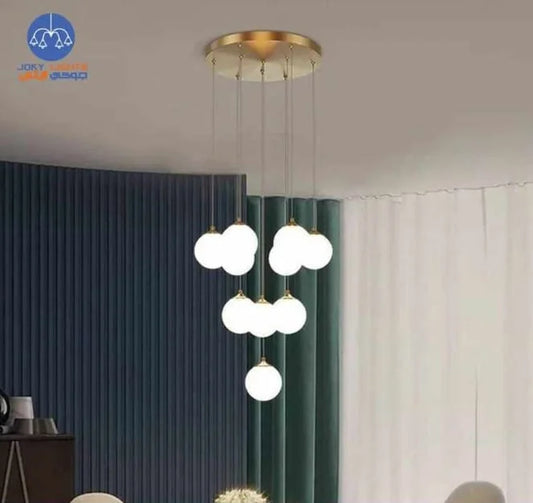 ‎Chandelier 40 cm – Shiny Gold – (Code:522)‎