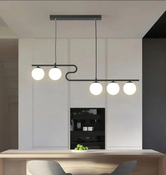 Z chandelier - Black* Gold - code : 346