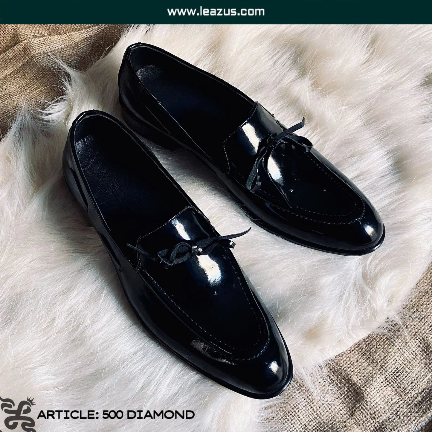 Leather Verne Classic Loafer  – 500 DIAMOND