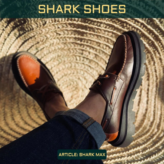 LEATHER SHARK MAX CASUAL SHOES