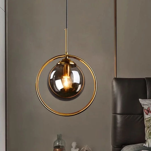 Round pendant - gold (code:155)