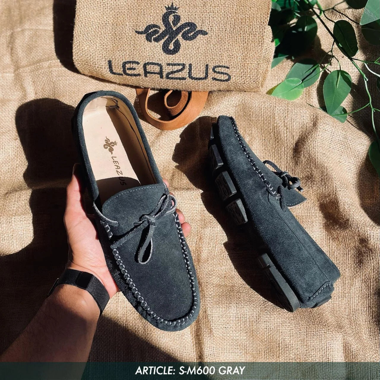 LEATHER MOCCASIN SHOES – S-M600