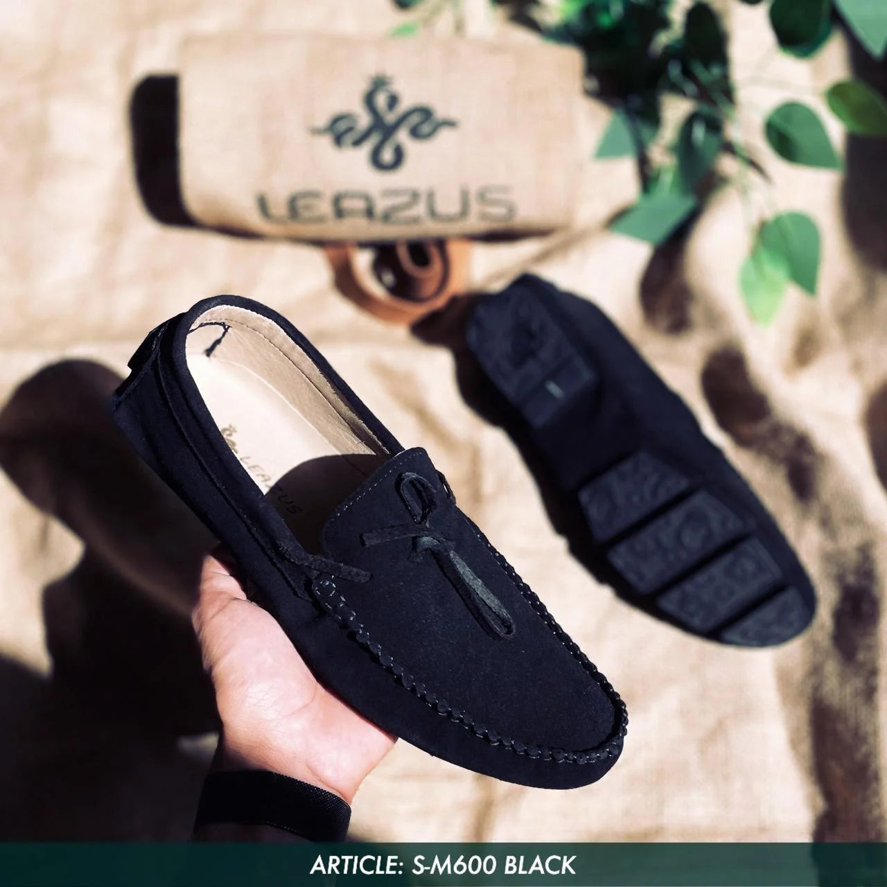 LEATHER MOCCASIN SHOES – S-M600