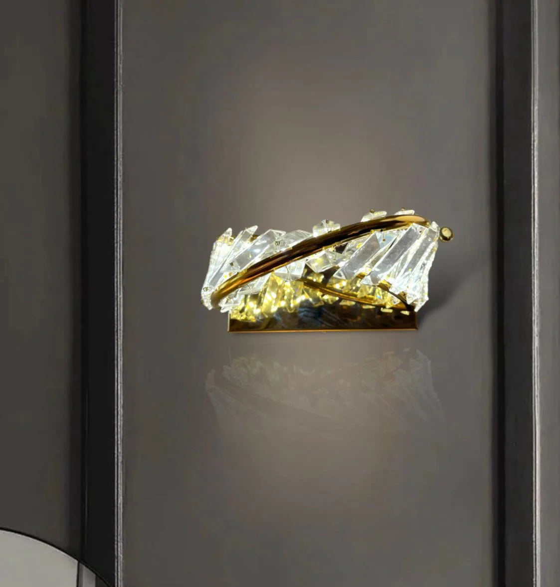 Crystal wall lamp Code : 372