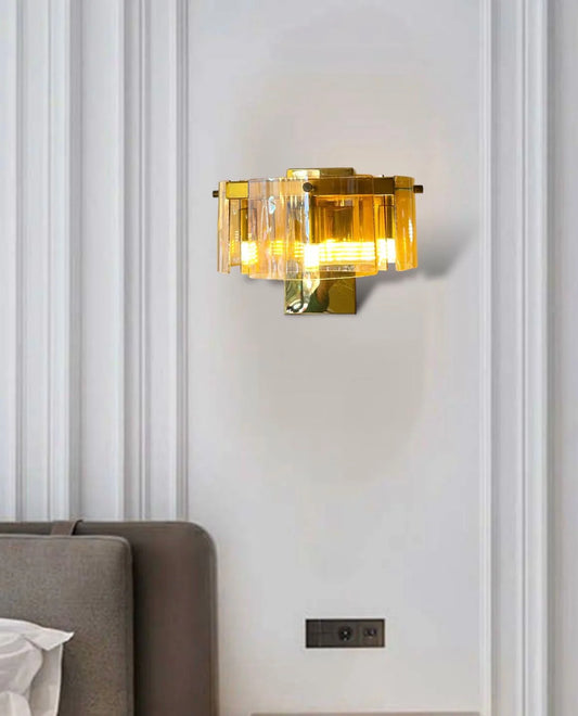Curve glass wall lamp - Code :374