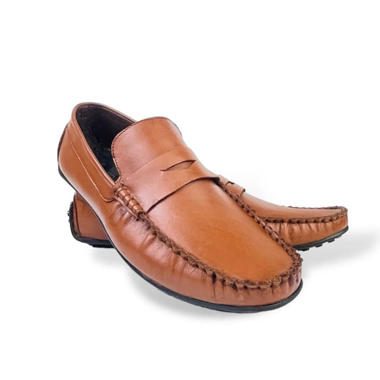 LEATHER MOCCASIN SHOES – M-201