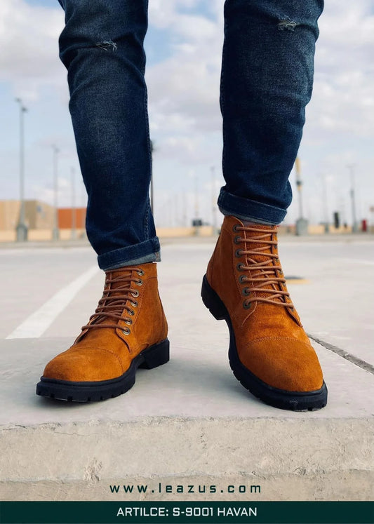 Leather Halfboot – S-9001 Havan