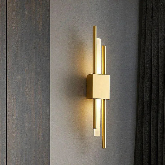 Golden LED applique - (code :496)