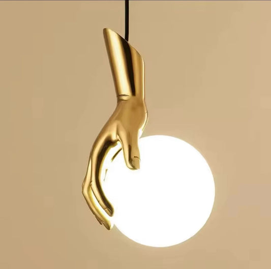 Palm pendant - shiny gold - (code:347)