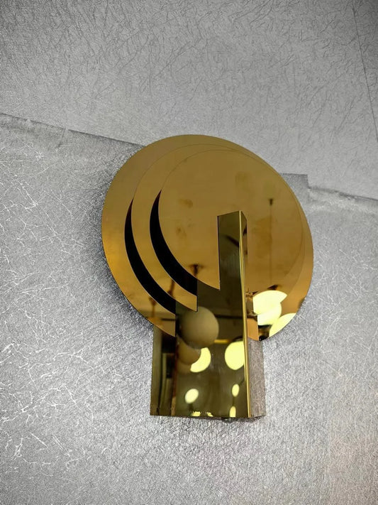 Gold circular applique - (code:505)