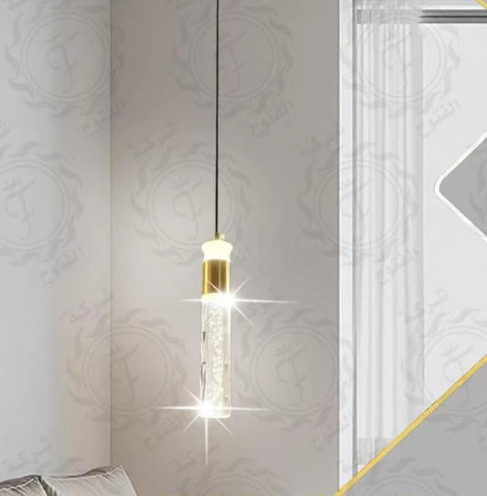 ‎Golden LED Acrylic Pendant (Code:512)‎